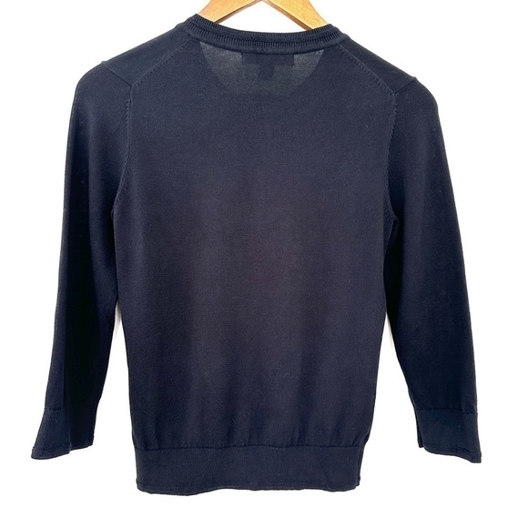 Tommy Bahama cardigan, crew neckline, 3/4 length sleeves, button front, cotton - Picture 6 of 8